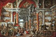 Picture Gallery with Views of Modern Rome Giovanni Paolo Pannini
